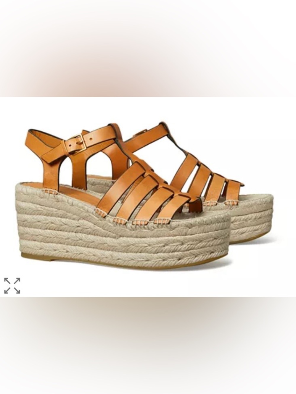 Tory Burch
Fisherman Espadrille Wedge Heel Platform Sandals